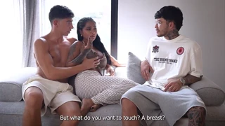 husband shares yasmina khan with landlord for anal sex to stay