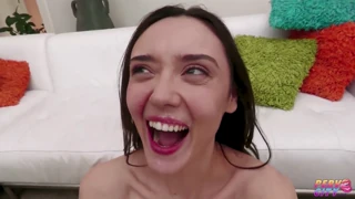 scarlett rosewood takes creampie while catherine knight gets anal stretched and face fucked