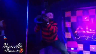 Stripping On Stage With Six Married Women And One Stripper During Their Live Show At The Swing Nightclub