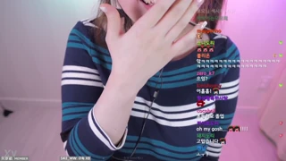 asmr streamer sways her massive tits close