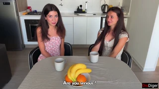 Guy Enjoys Girlfriend and Friend in Threesome Cum Play