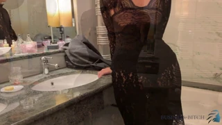 Business Bitch SLUT Fucked After Dinner
