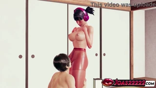 Сексуальная фея Муса в рваных колготках: 3D хентай с дрочкой пизды, стонами, куни, анальным вибратором, тугой жопой и сквиртом