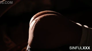Perfect assed brunette fucked well