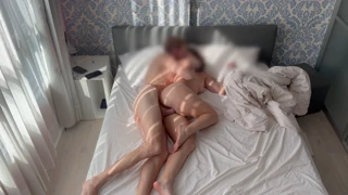 Energetic Morning Fuck Ignites Horny Big Ass Couple Desire