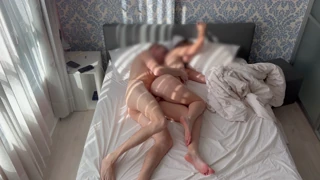 Energetic Morning Fuck Ignites Horny Big Ass Couple Desire