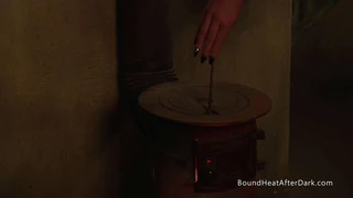 Blonde slave offers precise pussy licking leading to mistress orgasm
