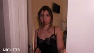 she caught me jerking off while watering flowers for sloppy head