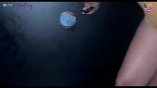 Another Day Finds Me As A Cuckold's Whore In The Glory Hole And I Offer My Pussy To Everyone!