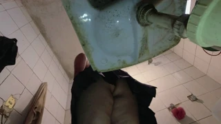 that perv sneaks in while i'm stripping my uniform in the bathroom... like spying on me?