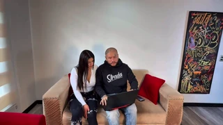 Street photoshoot turns into hardcore fuck session with big tits latina