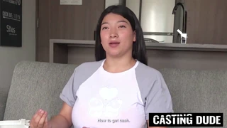 Massive tits latina slut gets throat fucked while pov bwc pounds her