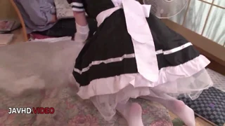 jav maid handles group action with loud moans