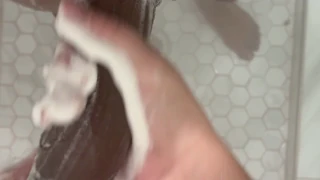 i can't believe what happens when she sneaks into the shower with me for full pov soapy ass adventure caught up close