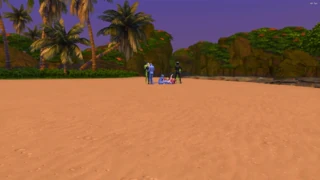 Crazy orgy with strange people alone on an island animation