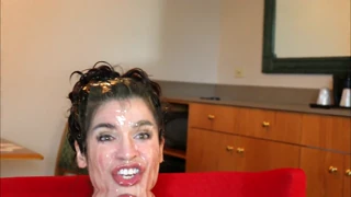wife gets free use in hotel bukkake gettin' it