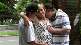 Teens Public Group Sex With Cute Blonde Chick Street Blowjob And Vaginal Fuck
