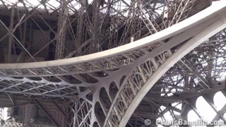 Eiffel tower public sex threesome with cute girl and two guys
