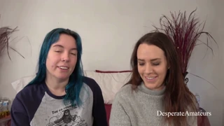 Olivia and Alisha try their first time on camera