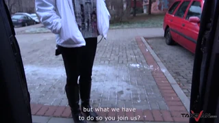 a street encounter leads to a quick session followed by an abrupt departure - EroZyx