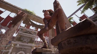The ancient statue woke up and began to pound lara in all her holes filling her with sperm 3d hentai game