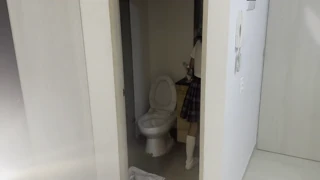young woman leaves school and heads to my house
