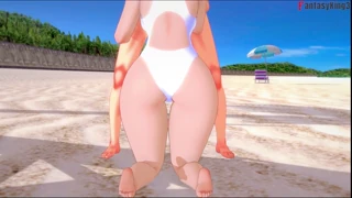 Velma Gives Blowjob On Beach In Scooby Doo Pov