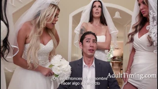 Brides Assemble For A Wild Wedding Orgy With Multiple Partners