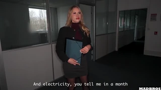 a married french realtor agent is cheating on her husband and getting pounded anal and dp to close a sale
