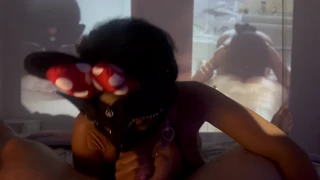 Latina woman challenges... viewers not to cum