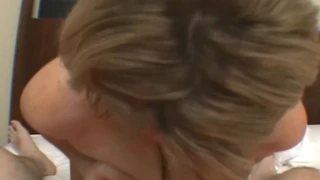 young 18+ girl with big natural tits enjoys tittyjob