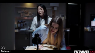 shemale scientist grows futa cock infects lab fucks russian girl creampie