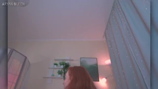 Redhead Aryan Queen Shows Anal Dildo Play!