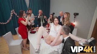 Vip4k shows double penetration action with the girl