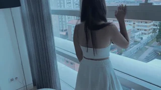 Sugary Kitty FUCKS her roommate hard after morning jerk off!
