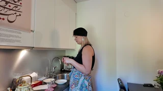 Hijabi woman gets fucked in her hijab while her partner is away at work, in explicit style