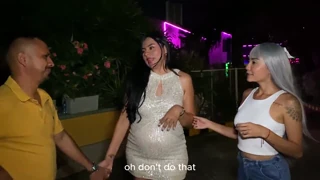 Swinger couple invites a very sexy young woman to have sex