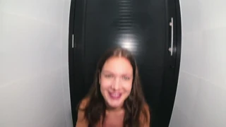 Rough Toilet Fuck with New Neighbor Slut's Perfect Ass and Deep Throat Gagging