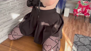 Did you give her a creampie after fucking hard with that big dick and spanking her big ass?