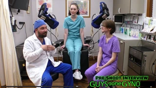 check out nurse azra iahmir and virgin nurse luci starr's cum extraction clinic #14!