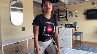 Pov shows petite brunette latina going wild for rough sex while she stays dirty