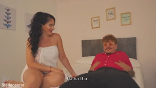 How does a man eat and fuck a MILF's tight pussy very hard, after his date stands him up?