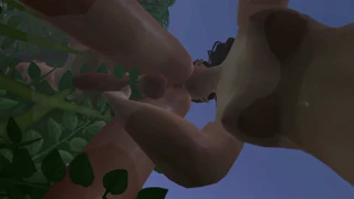 outdoor pussy worship teases cock to orgasm in eden fuck