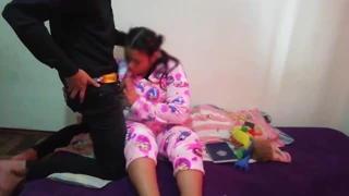 She catches me watching her masturbate then begs to suck out every drop and swallow