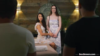 horny masseurs focus on one client for a fuck
