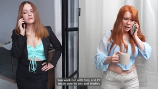 Nick Morris meets the teacher and it's a threesome that develops