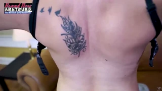 Jae Scott takes her time riding Jeff Lacy's hard cock in an interracial encounter with a facial cumshot