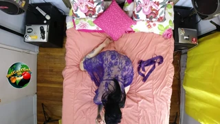 cj mack aka suicidalxcunt does solo masturbation behind the scenes in part 2