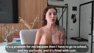 pounds ass every morning with full attention