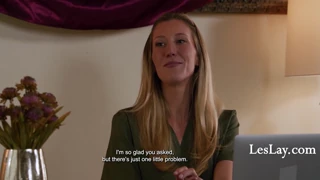 the girlfriends turn their massage into a threesome together